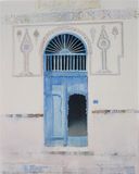 Spencer W Tart watercolour painting Musmak Fort Old Doorway